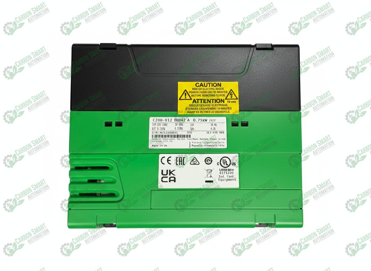 C200-012 00042 A Commander S AC Frequency Drive 0.75Kw FW 01.06.05.02 Nidec - Image 2