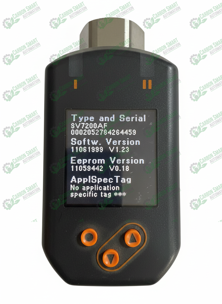 IFM Electronic Vortex Flow Meter SV7200AF Soft Ver.V0.18 Eeprom Ver.V0.18 - Image 2