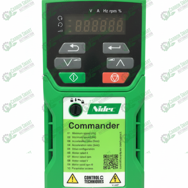 C200-012 00042 A Commander S AC Frequency Drive 0.75Kw FW 01.06.05.02 Nidec