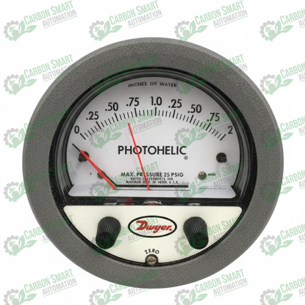 Dwyer Photohelic Switch Gauge A3000 Series Type 2 ENCL MAX Press 25 PSIG New