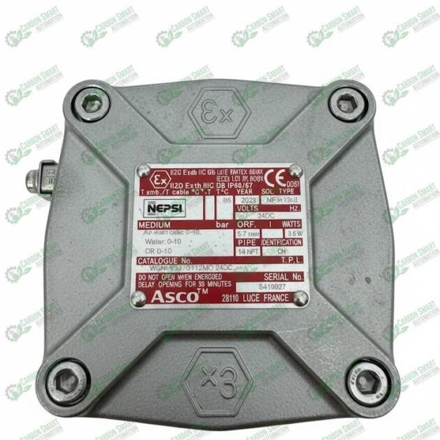 ASCO WSNF8327B112MO 24VDC Explosion-Proof 3-Way Solenoid Valve