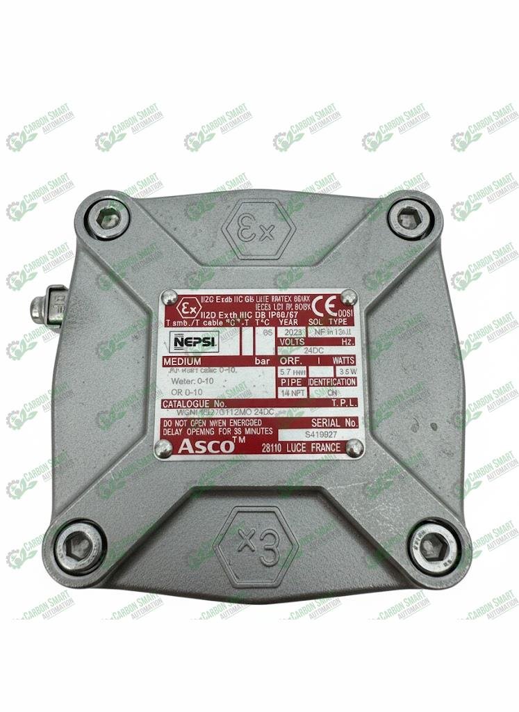 ASCO WSNF8327B112MO 24VDC Explosion-Proof 3-Way Solenoid Valve