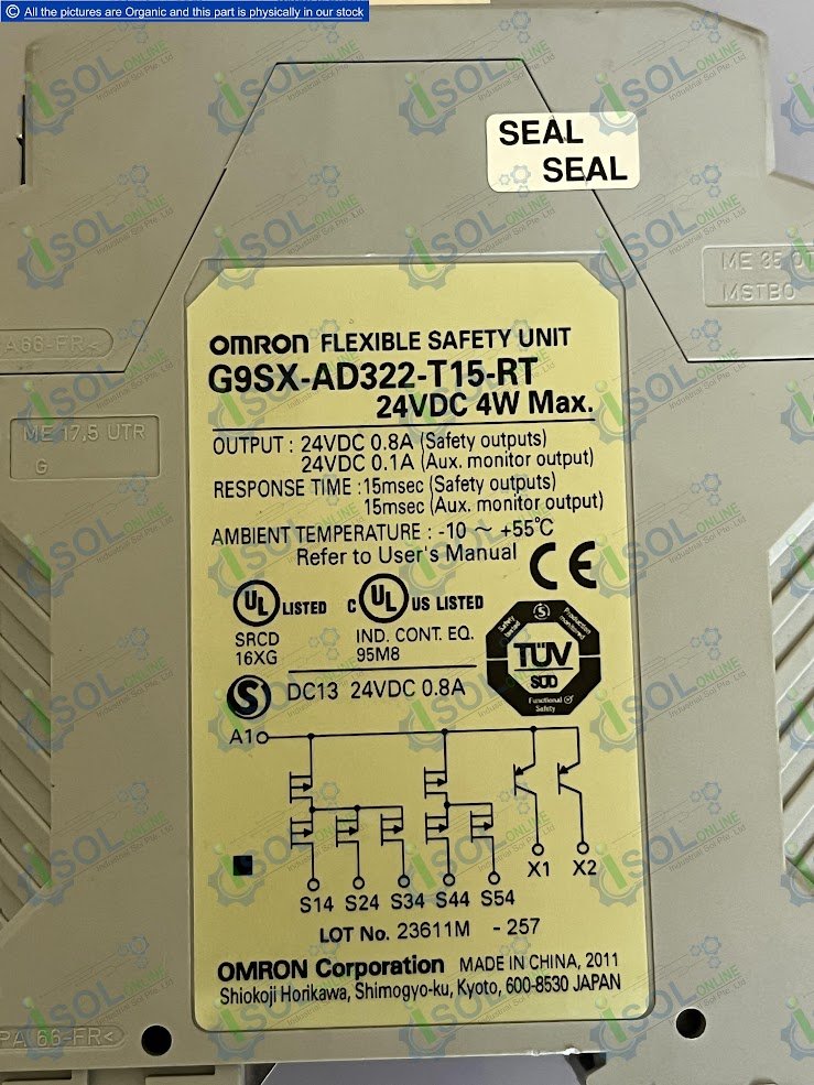 Omron G9SX-AD322-T15-RT Flexible Safety Unit Controller DIN Rail - Image 5