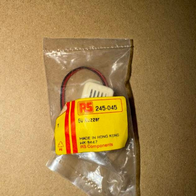 RS 245-045 6V DC Buzzer WK 9447 Electronic Audible Alert Genuine New