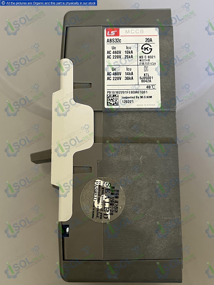 LS Metasol ABS 32c MCCB Circuit Breaker Molded Case Switch 20A - Image 5