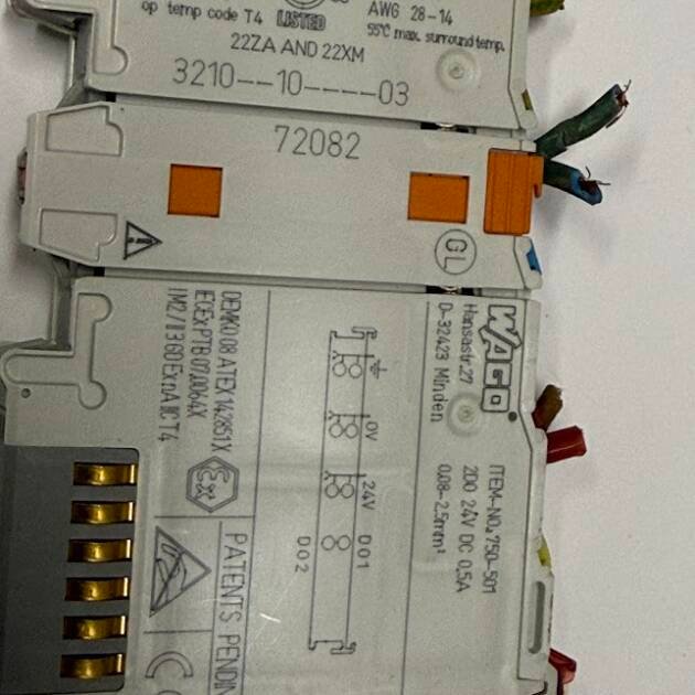 Wago 2-Channel Digital Output Module 750-501  I/O System 750 Germany