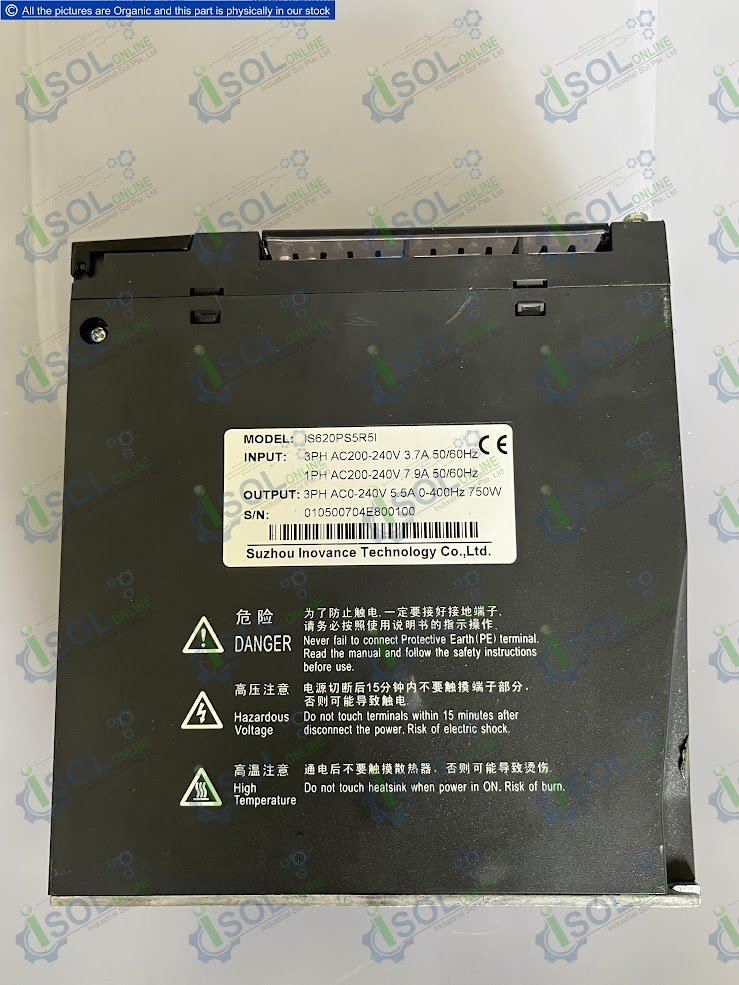 Inovance IS620PS5R5I AC Servo Drive Inverter Industrial Motor Controller - Image 2