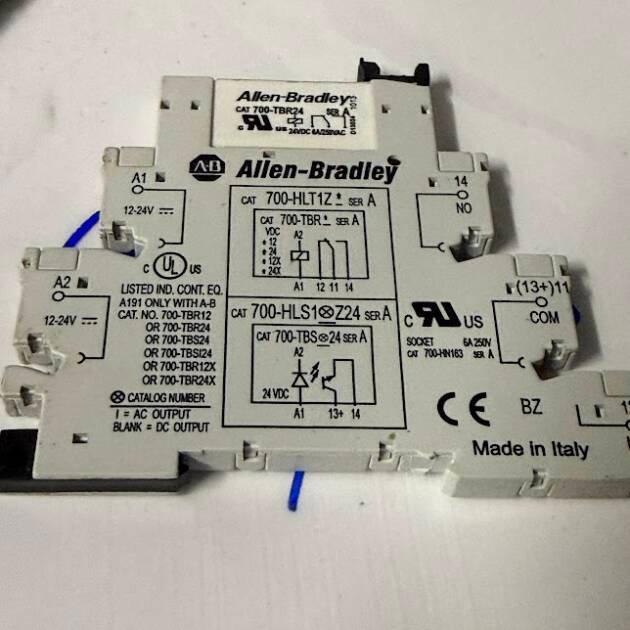 Allen-Bradley 700-TBR24 Ser A Safety Relay W/ 700-HLT1Z Ser A Socket