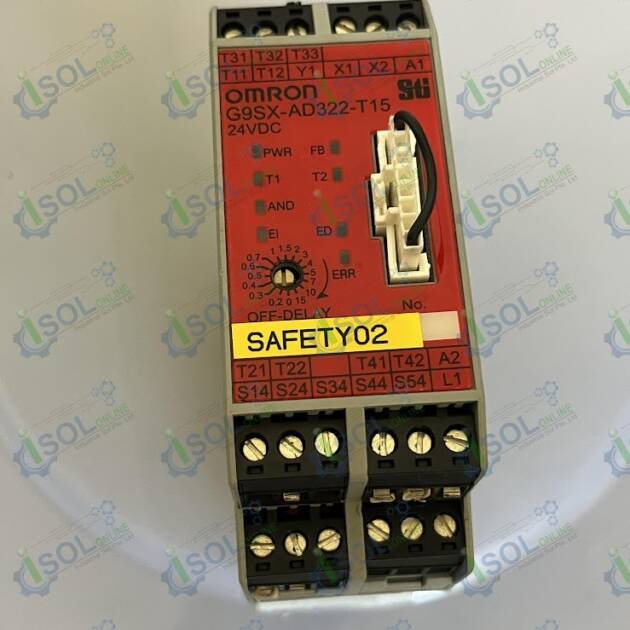 Omron G9SX-AD322-T15-RT Flexible Safety Unit Controller DIN Rail