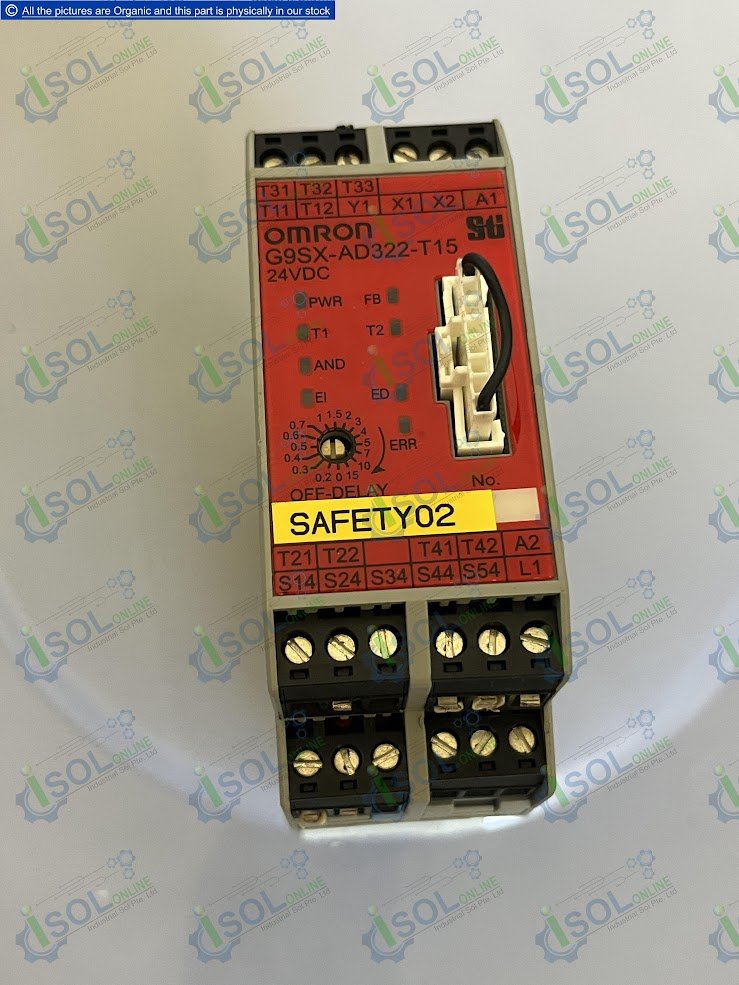 Omron G9SX-AD322-T15-RT Flexible Safety Unit Controller DIN Rail