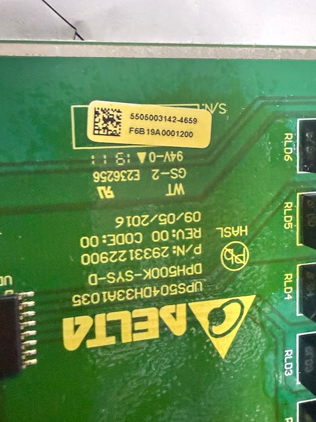 Delta UPS Module UPS504DH33A1035 DPH500K-SYS-D 2933122900 With Guide Book - Image 2