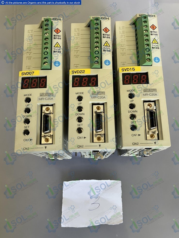 Mitsubishi Melservo MR-C20A AC Servo Driver Amplifier Industrial - Image 7