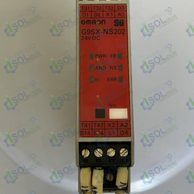 Omron G9SX-NS202-RT Non-Contact Safety Door Switch Controller 24VDC