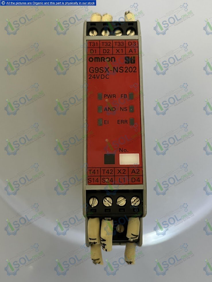 Omron G9SX-NS202-RT Non-Contact Safety Door Switch Controller 24VDC
