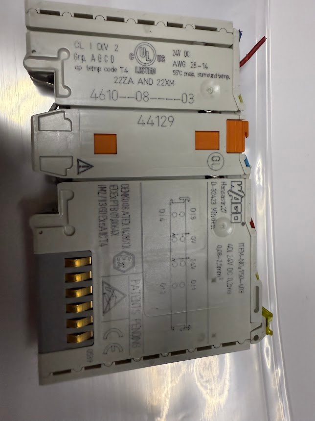 Wago 4-channel digital input Module 750-403 I/O System Germany