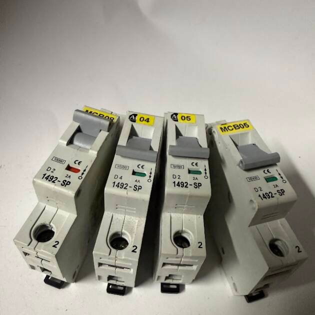 Allen-Bradley 1492-SP1D020 Single Pole Miniature Circuit Breaker 2A 415V