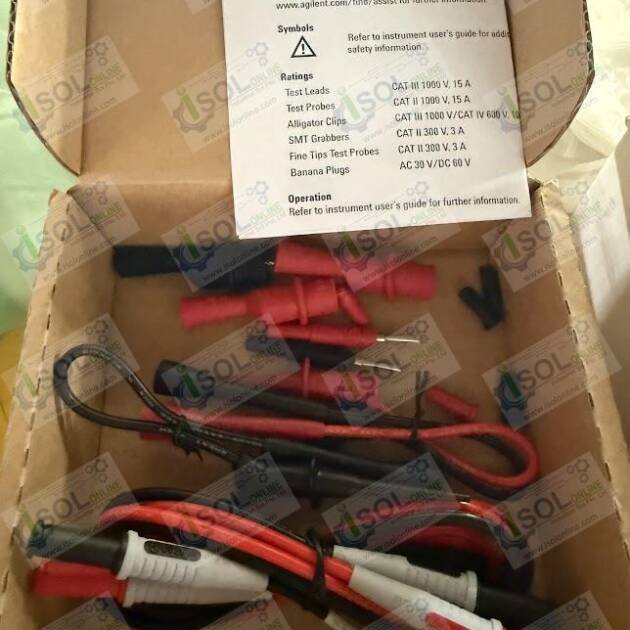 Agilent U8201A Multimeter Test Lead Set with Alligator Clips & SMT Grabbers
