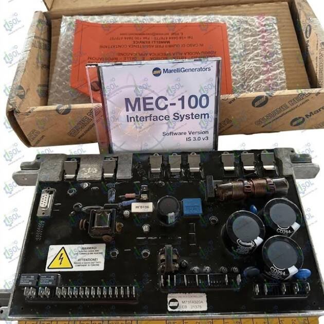 Marelli Motori M71FA320A Digital Automatic Voltage Regulator MEC-100