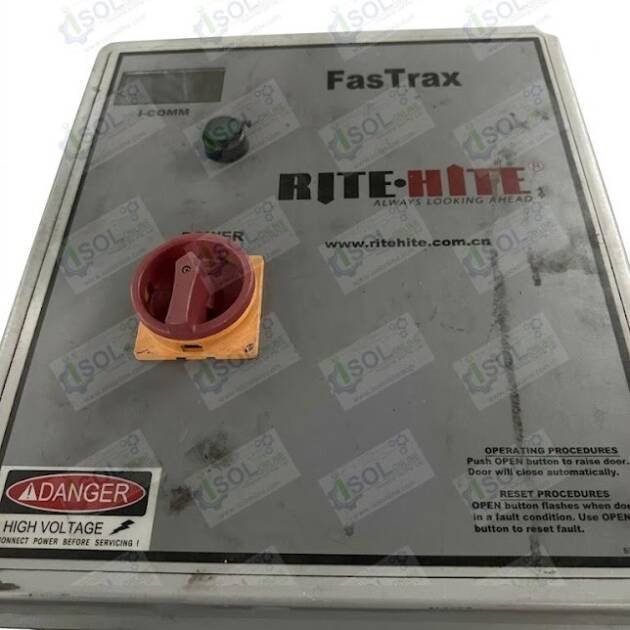 Rite-Hite FasTrax SO002970 Control Panel for High Speed Door Size W3000 x H3300