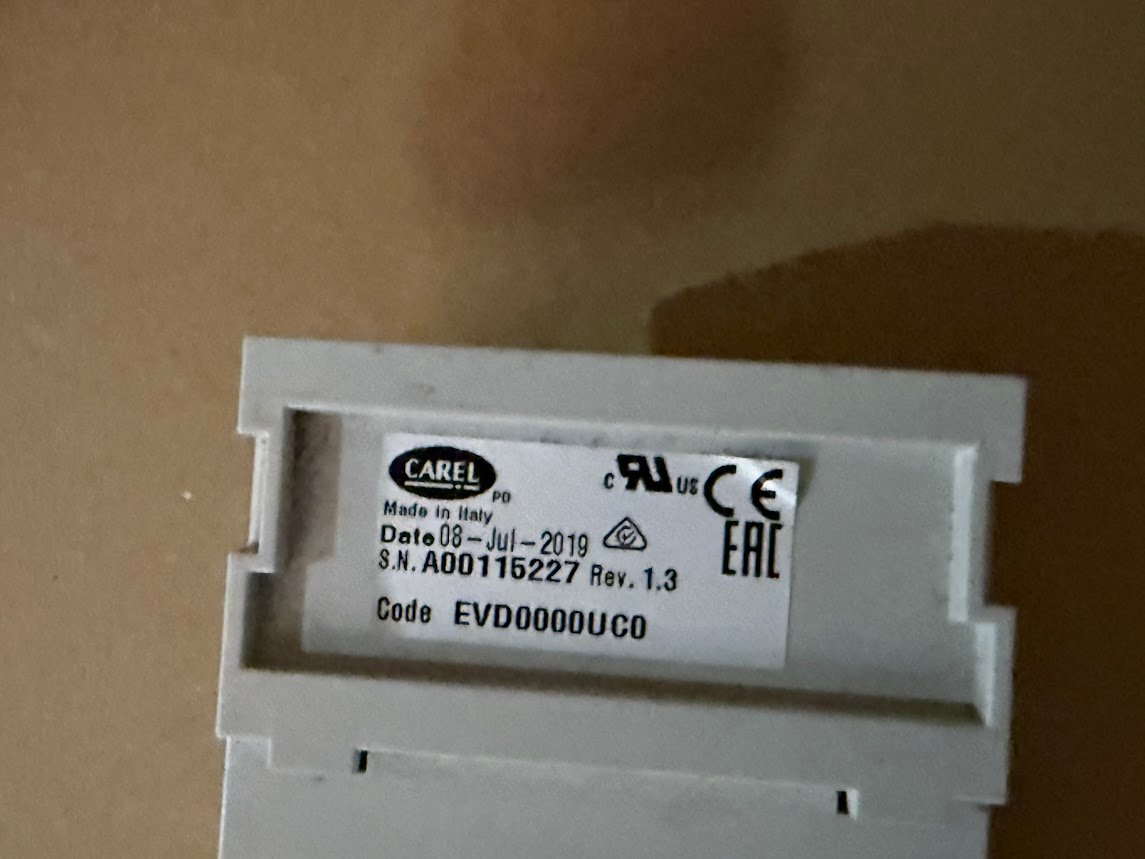 Carel EVD0000UC0 Ultracap Module CA-8 EVD Evolution Expansion Valve Drivers v1.3 - Image 4