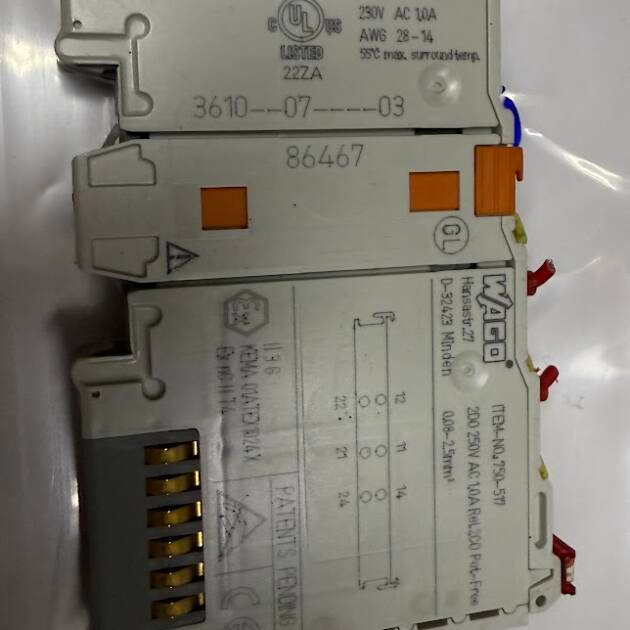 Wago 2-Channel Digital Output Module 750-517 I/O System 750 Germany