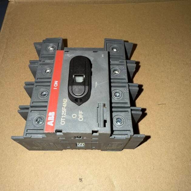 ABB OT125F4N2 Switch-Disconnector 4-Pole 125A 750V Base Mount Genuine