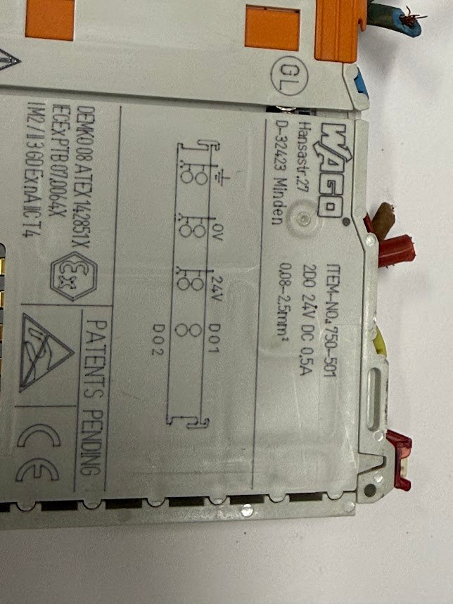 Wago 2-Channel Digital Output Module 750-501 I/O System 750 Germany - Image 2