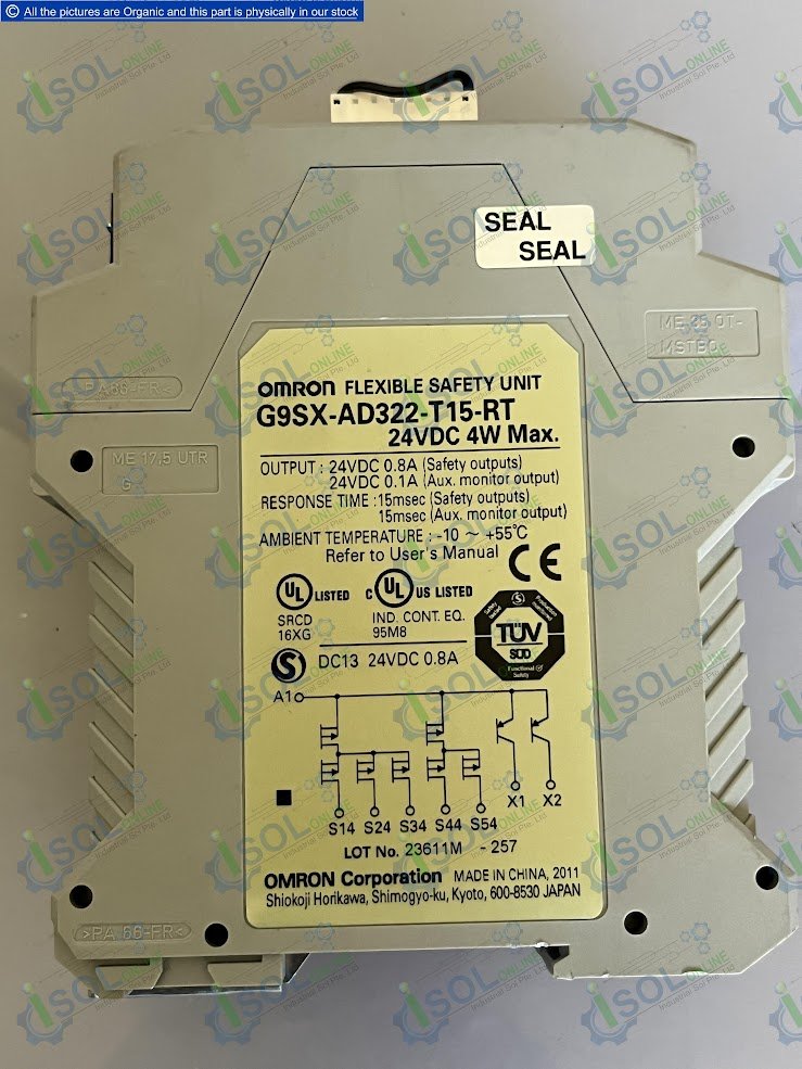 Omron G9SX-AD322-T15-RT Flexible Safety Unit Controller DIN Rail - Image 4