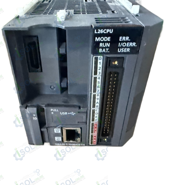 Mitsubishi MELSEC-L Series L26CPU Module W/ L6EC End Cover Genuine Japan