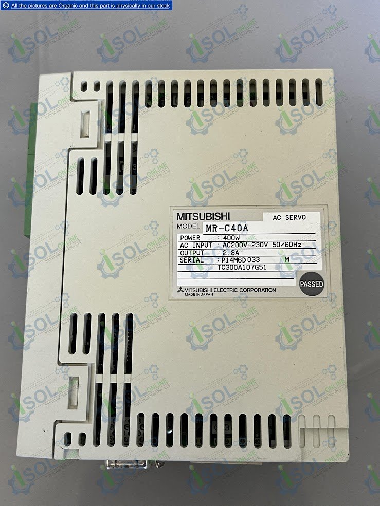 Mitsubishi MR-C40A Melservo AC Servo Driver Amplifier Industrial - Image 2