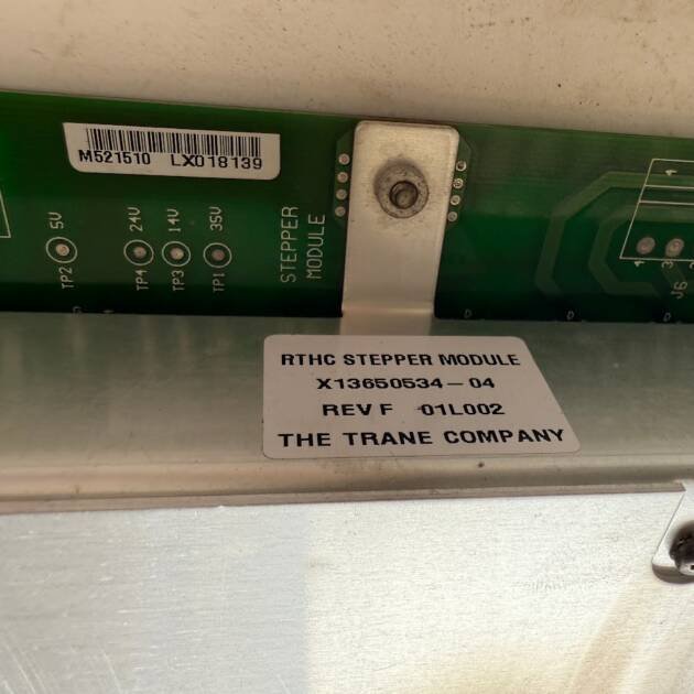Trane RTHC Stepper Molude X13650534-04 Rev F Trane Centravac Water Chiller