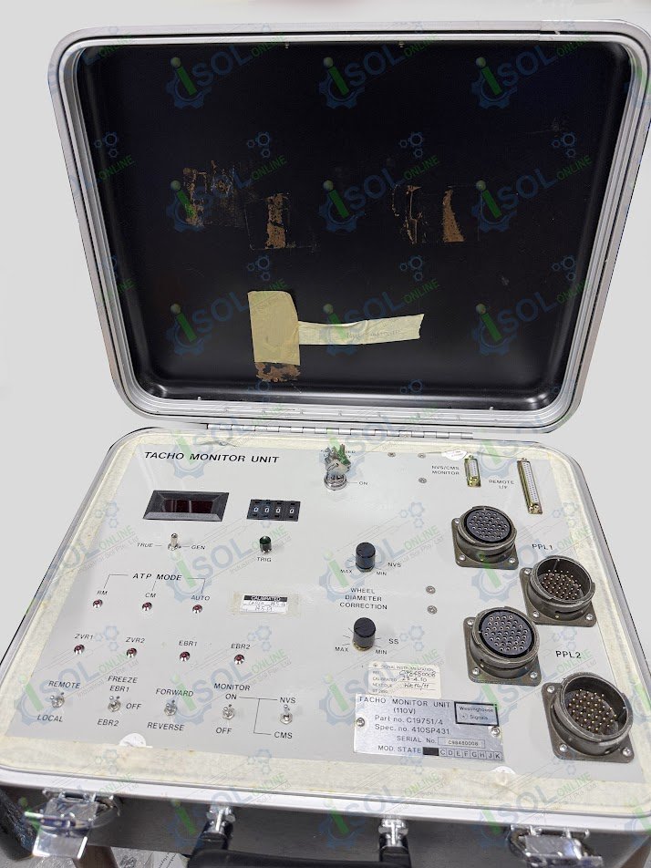 Westinghouse Signals Tacho Monitor Unit C19751/4 Spec. 410SP431 including probe